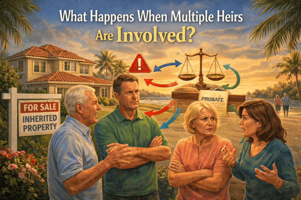 what happens when multiple heirs are involved? 