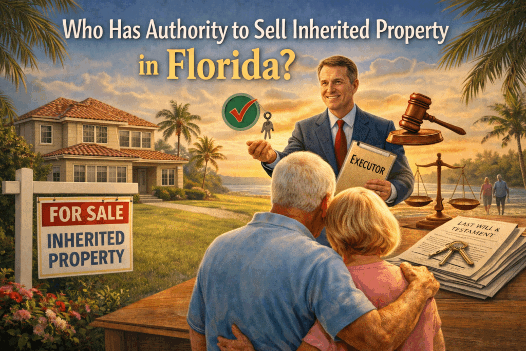 who has authority to sell inherited property in Florida ? 