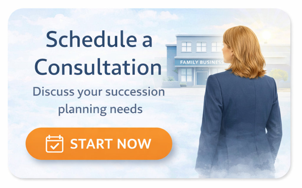 Female attorney scheduling consultation for business succession planning services
